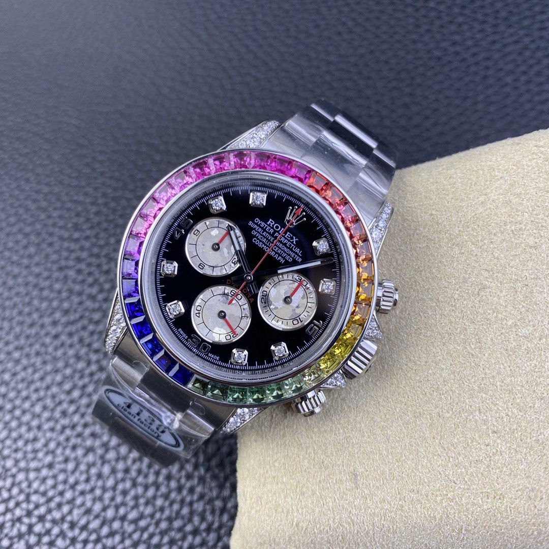  Video analysis clean Factory 4130 Movement  Rolex  Ditongna 熊猫迪m116500ln-0001等 top  Perfect  Replica Watches  / R763