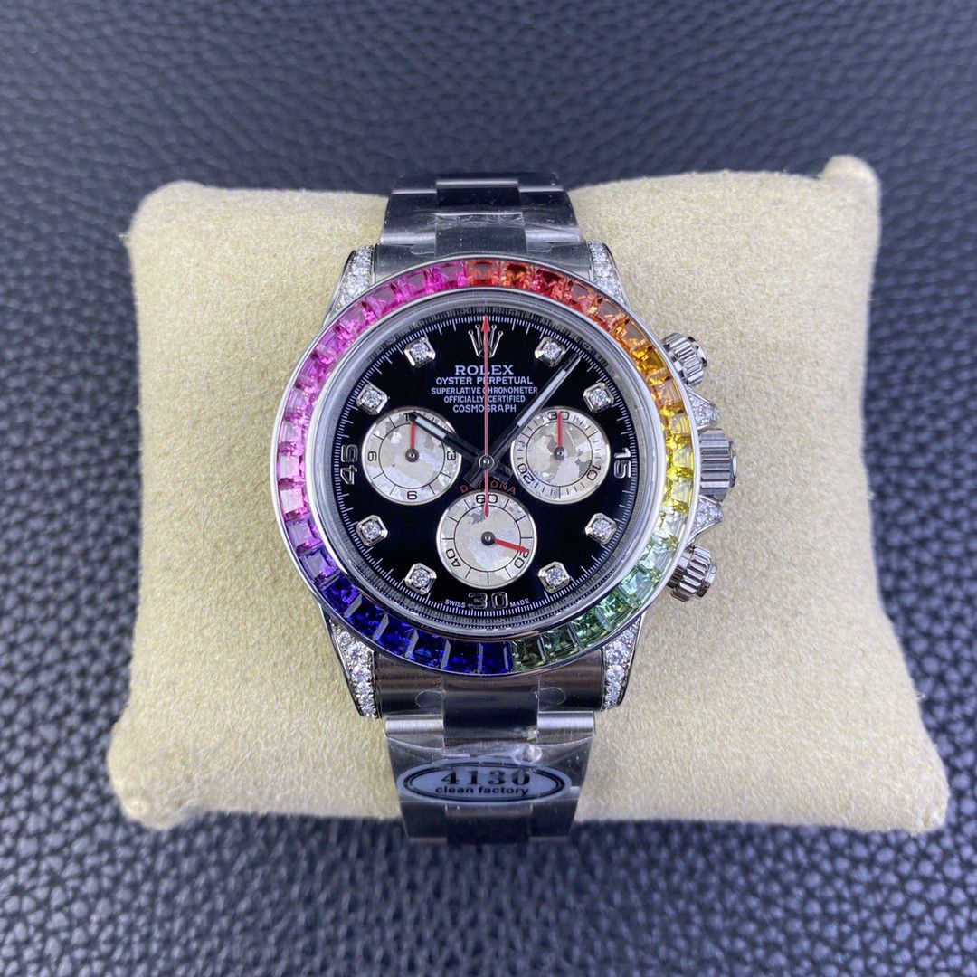  Video analysis clean Factory 4130 Movement  Rolex  Ditongna 熊猫迪m116500ln-0001等 top  Perfect  Replica Watches  / R763