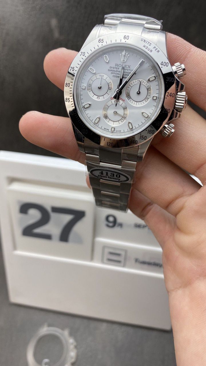  Video analysis clean Factory 4130 Movement  Rolex  Ditongna 熊猫迪m116500ln-0001等 top  Perfect  Replica Watches  / R763