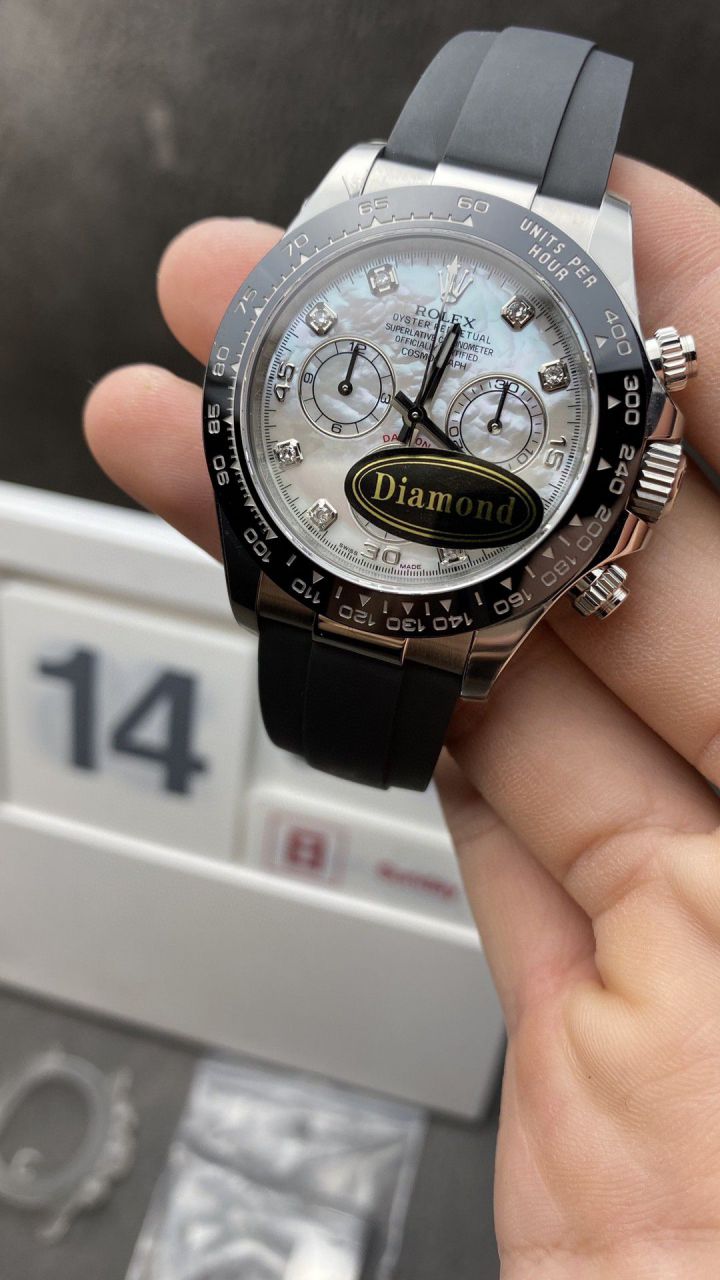  Video analysis clean Factory 4130 Movement  Rolex  Ditongna 熊猫迪m116500ln-0001等 top  Perfect  Replica Watches  / R763