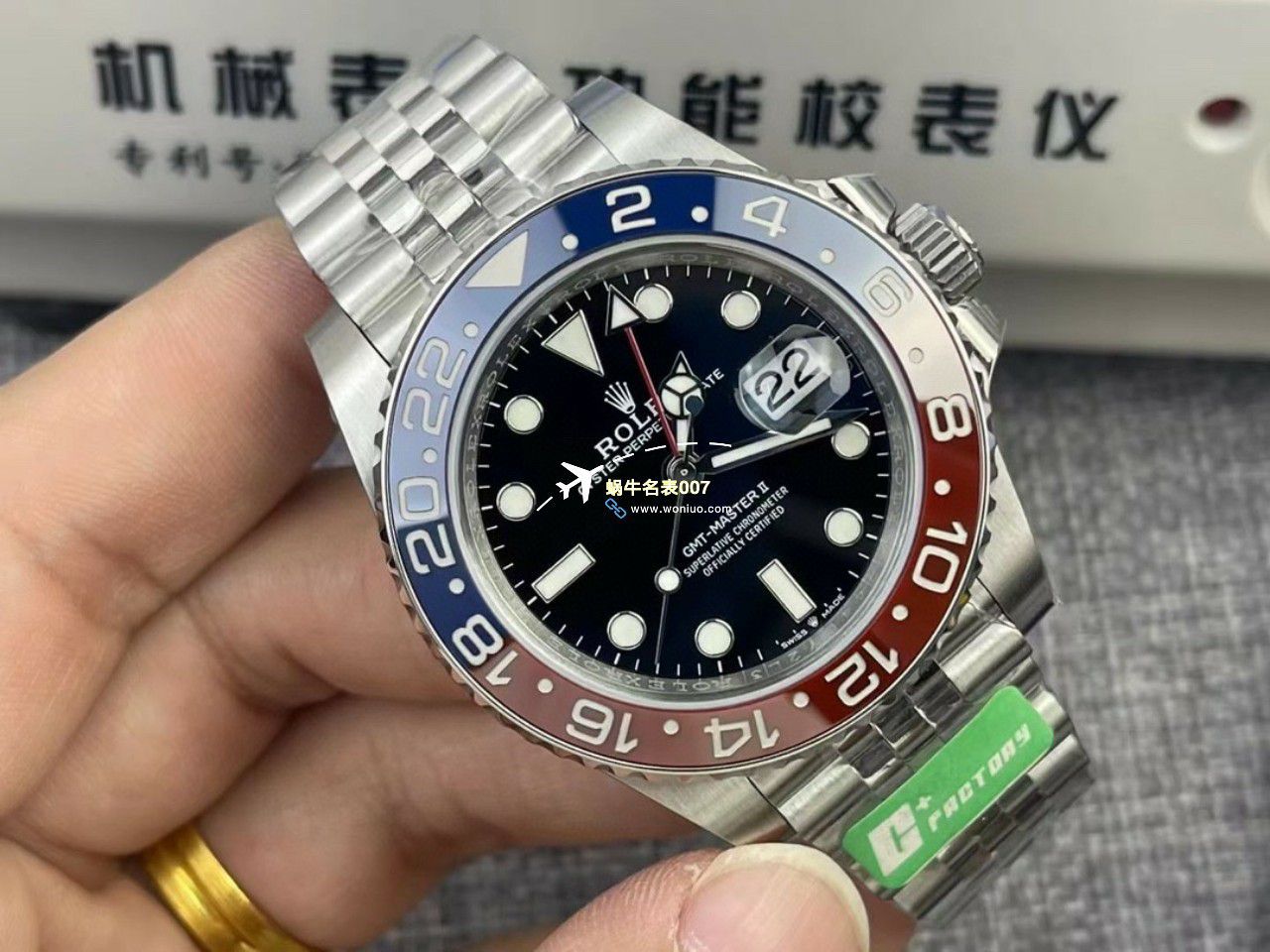 C+ Factory  top 1比1  Replica Watches  Rolex  GMT MASTER II系列m126715chnr-0001，m126711chnr-0002沙士圈大闸蟹，m126710blro-0001可乐圈，m126719blro-0002（陨石面） / R767