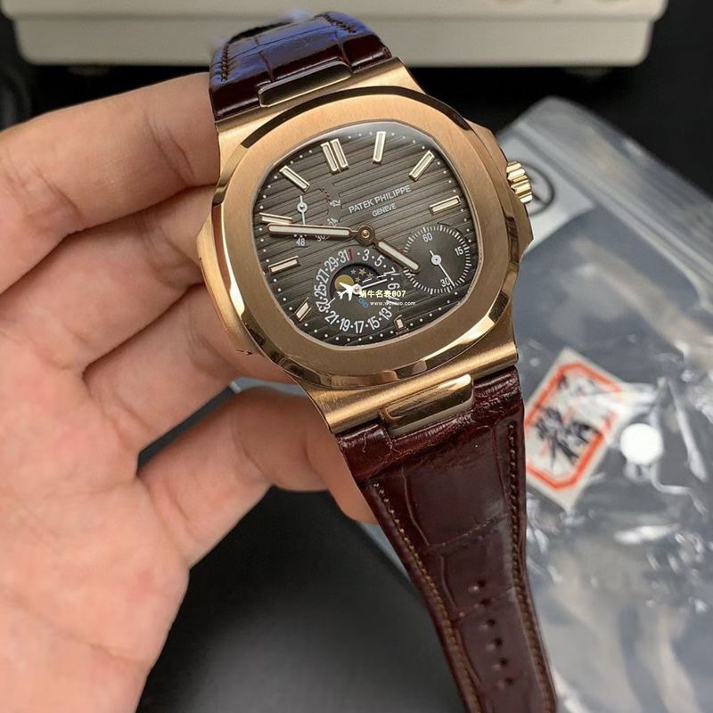 PPF/ZF Factory  Perfect  top  Replica Copy  Watches  PATEK PHILIPPE V2真动能 Nautilus 5712R-001，5712/1R-001金壳