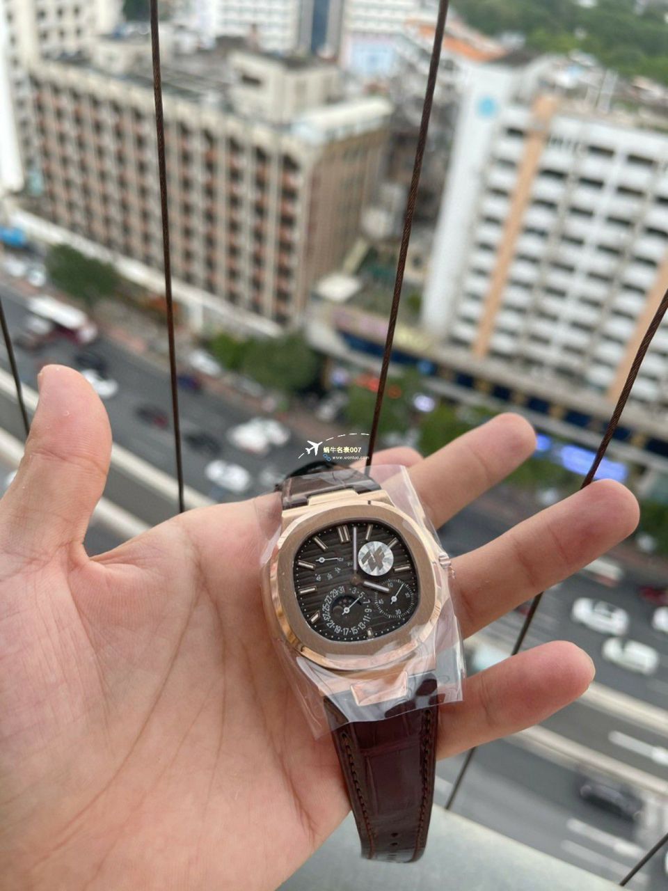 PPF/ZF Factory  Perfect  top  Replica Copy  Watches  PATEK PHILIPPE V2真动能 Nautilus 5712R-001，5712/1R-001金壳 / BD373