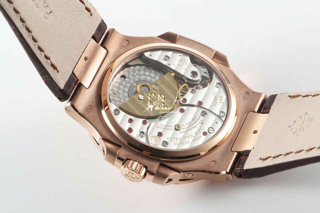 PPF/ZF Factory  Perfect  top  Replica Copy  Watches  PATEK PHILIPPE V2真动能 Nautilus 5712R-001，5712/1R-001金壳 / BD373