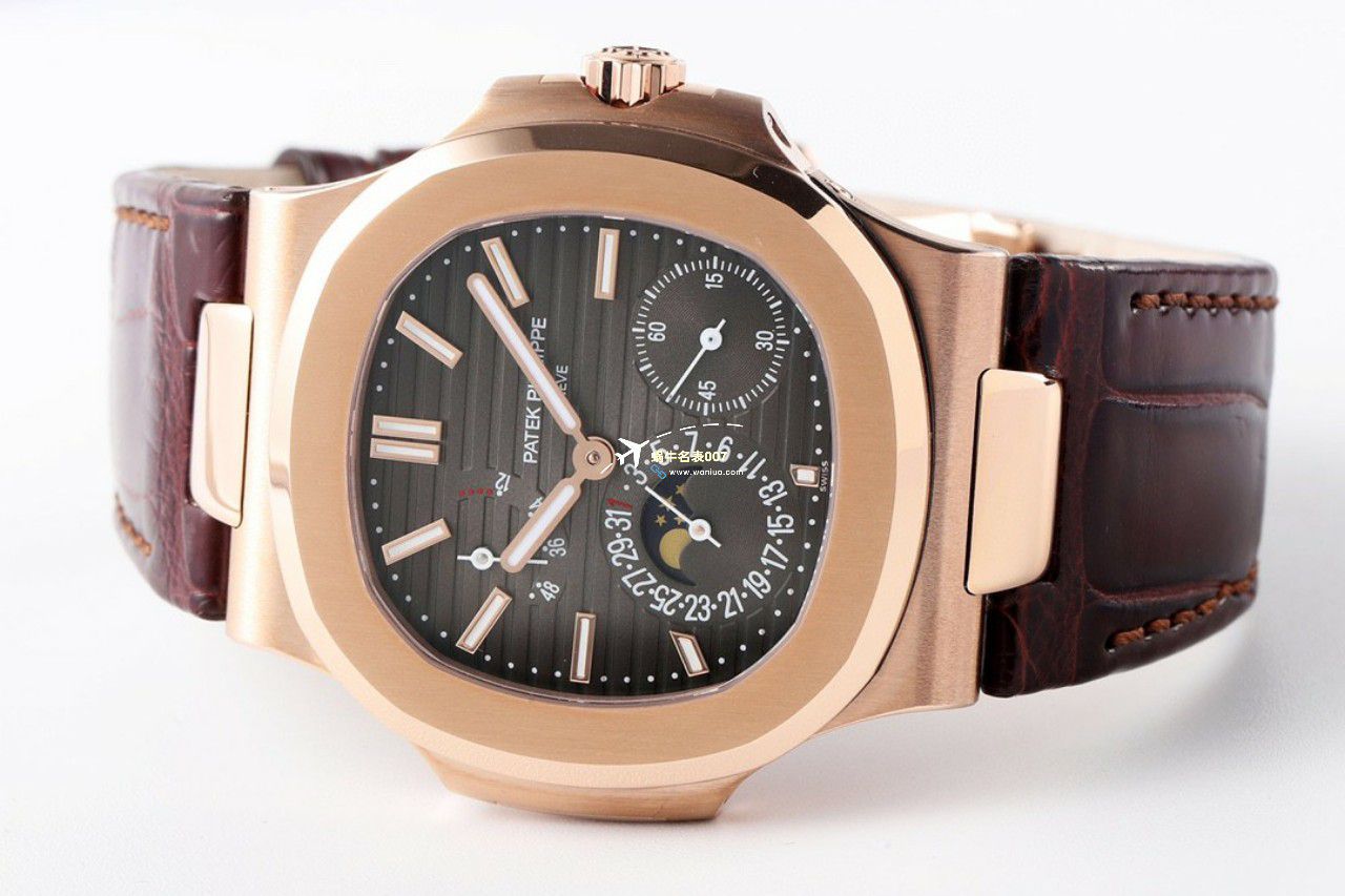 PPF/ZF Factory  Perfect  top  Replica Copy  Watches  PATEK PHILIPPE V2真动能 Nautilus 5712R-001，5712/1R-001金壳 / BD373