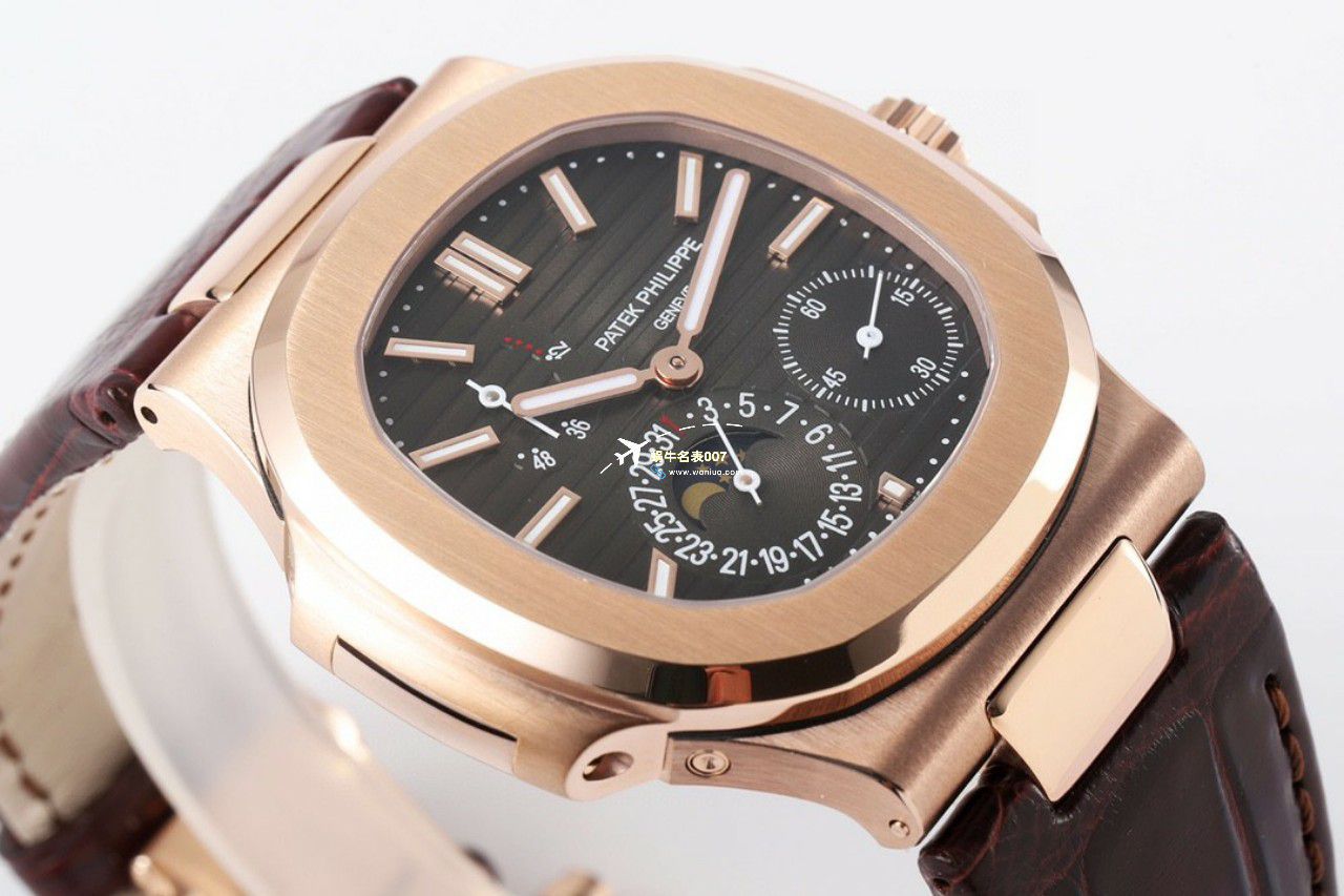 PPF/ZF Factory  Perfect  top  Replica Copy  Watches  PATEK PHILIPPE V2真动能 Nautilus 5712R-001，5712/1R-001金壳 / BD373
