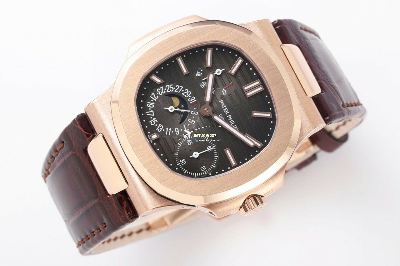 PPF/ZF Factory  Perfect  top  Replica Copy  Watches  PATEK PHILIPPE V2真动能 Nautilus 5712R-001，5712/1R-001金壳 / BD373