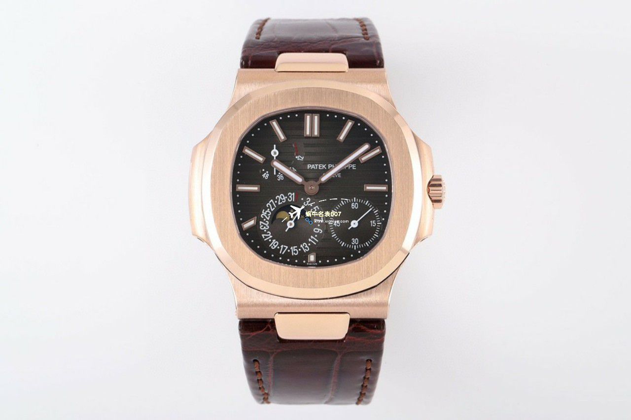 PPF/ZF Factory  Perfect  top  Replica Copy  Watches  PATEK PHILIPPE V2真动能 Nautilus 5712R-001，5712/1R-001金壳 / BD373