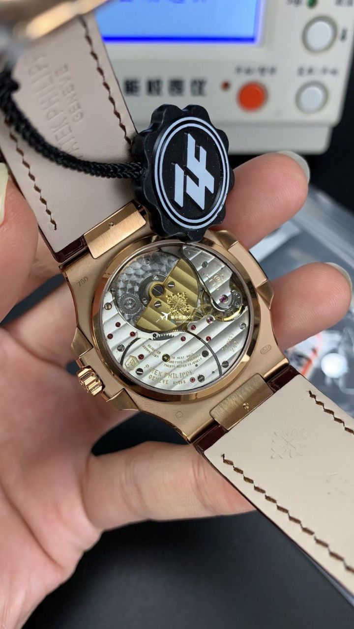 PPF/ZF Factory  Perfect  top  Replica Copy  Watches  PATEK PHILIPPE V2真动能 Nautilus 5712R-001，5712/1R-001金壳 / BD373