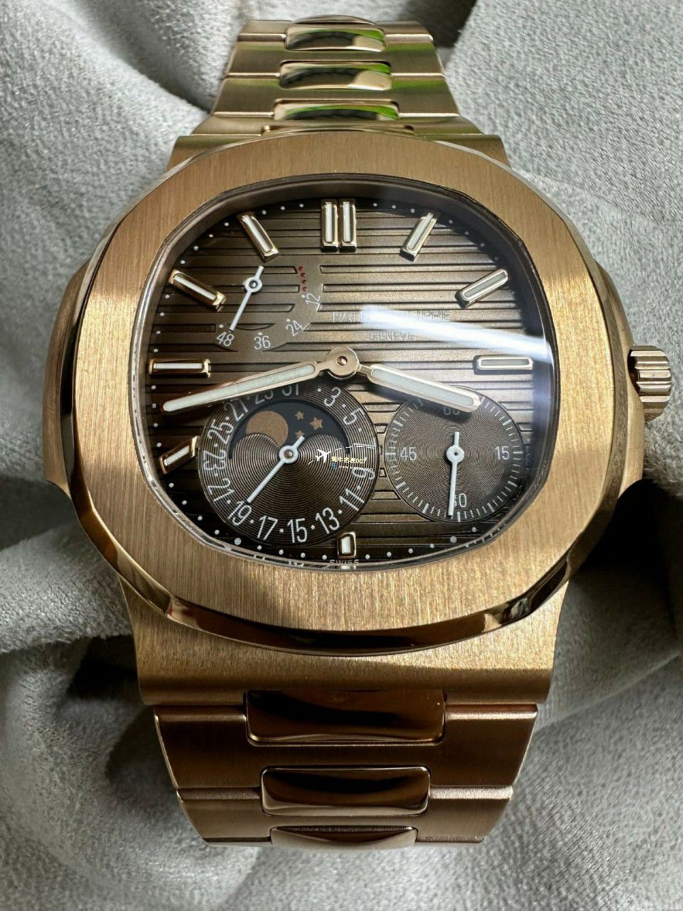 PPF/ZF Factory  Perfect  top  Replica Copy  Watches  PATEK PHILIPPE V2真动能 Nautilus 5712R-001，5712/1R-001金壳 / BD373