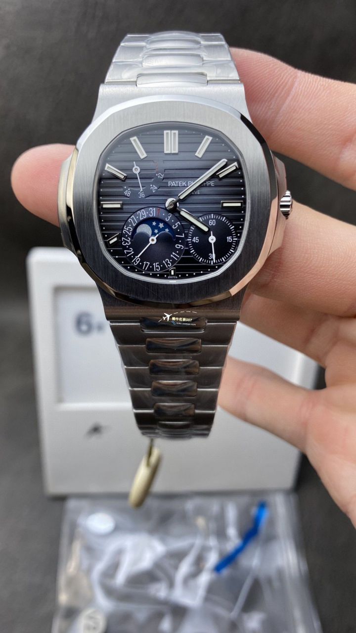 PPF/ZF Factory  Perfect  top  Replica Copy  Watches  PATEK PHILIPPE V2真动能 Nautilus 5712R-001，5712/1R-001金壳 / BD373