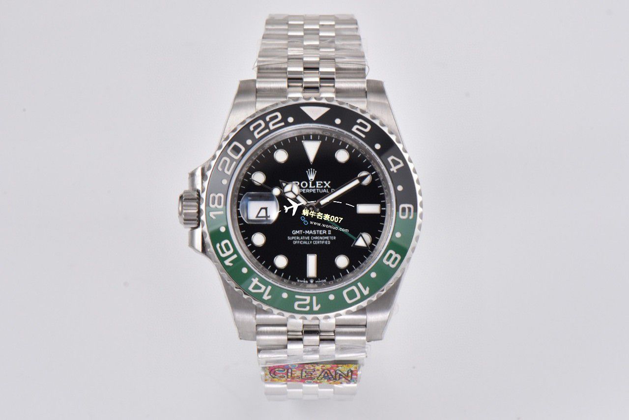 C Factory /clean Perfect  top   Replica Watches  Rolex  GMT MASTER II左撇子雪碧圈m126720vtnr-0002 / R768