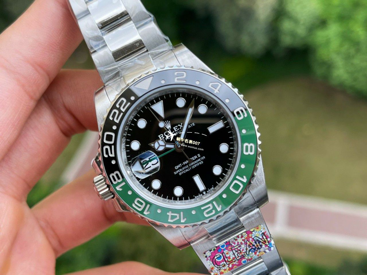 C Factory /clean Perfect  top   Replica Watches  Rolex  GMT MASTER II左撇子雪碧圈m126720vtnr-0002 / R768