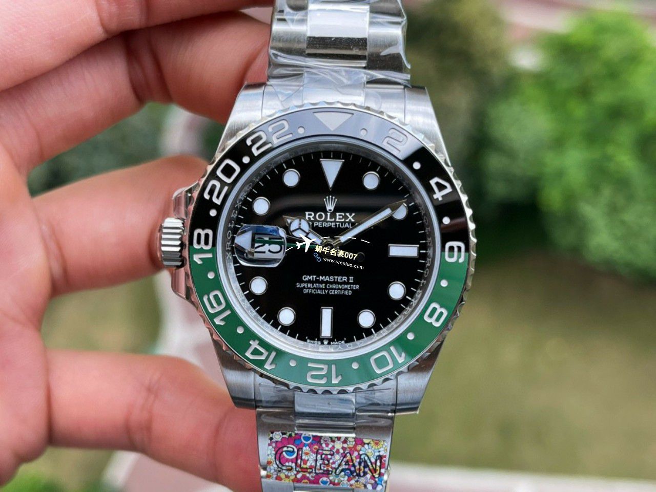 C Factory /clean Perfect  top   Replica Watches  Rolex  GMT MASTER II左撇子雪碧圈m126720vtnr-0002 / R768