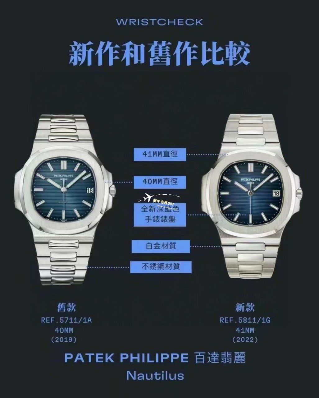 3K Factory  Nautilus 一体机 Perfect  High quality   Replica Watches  PATEK PHILIPPE 5811/1G-001 wrist watches  / BD376
