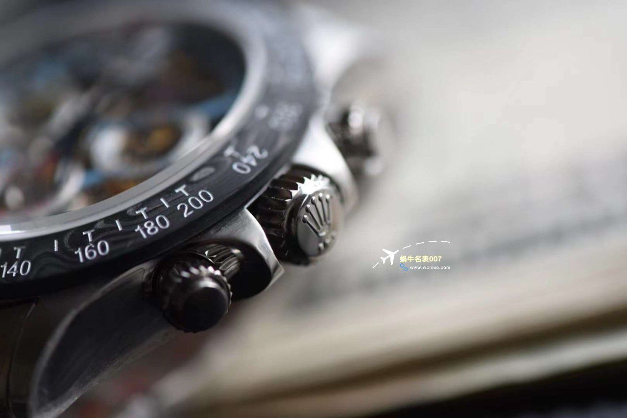 N Factory 出品 Rolex 超级限定版镂空 Ditongna 独家4130计时镂空 Movement  wrist watches  / R776