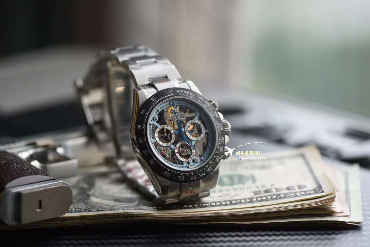 N Factory 出品 Rolex 超级限定版镂空 Ditongna 独家4130计时镂空 Movement  wrist watches  / R776