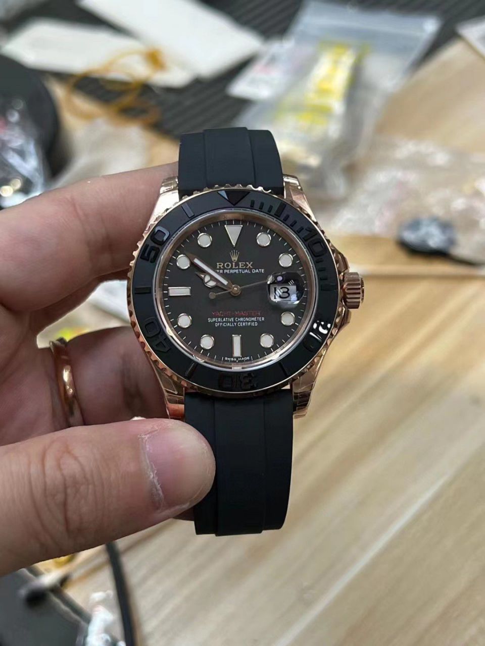  Video analysis VS Factory  Rolex 40MM金 Yacht-Master m126655-0002，M226658-0001 top  Replica Copy  Watches  / R777
