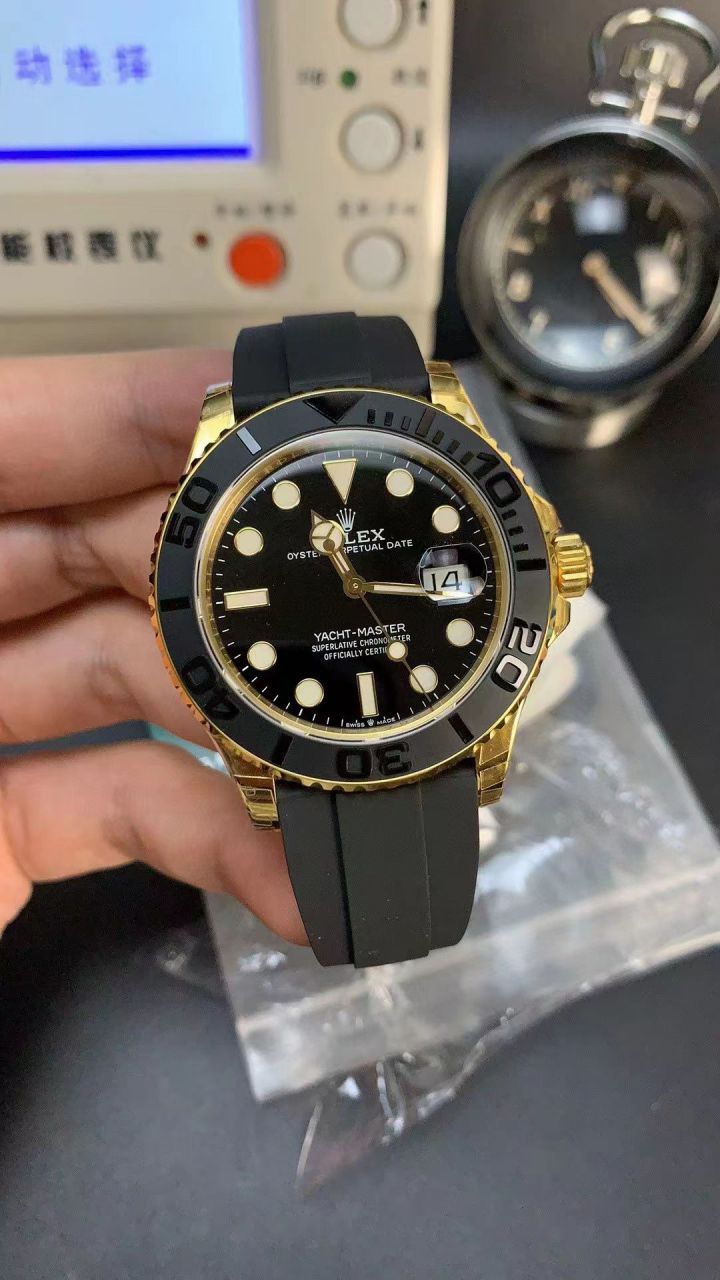  Video analysis VS Factory  Rolex 40MM金 Yacht-Master m126655-0002，M226658-0001 top  Replica Copy  Watches  / R777
