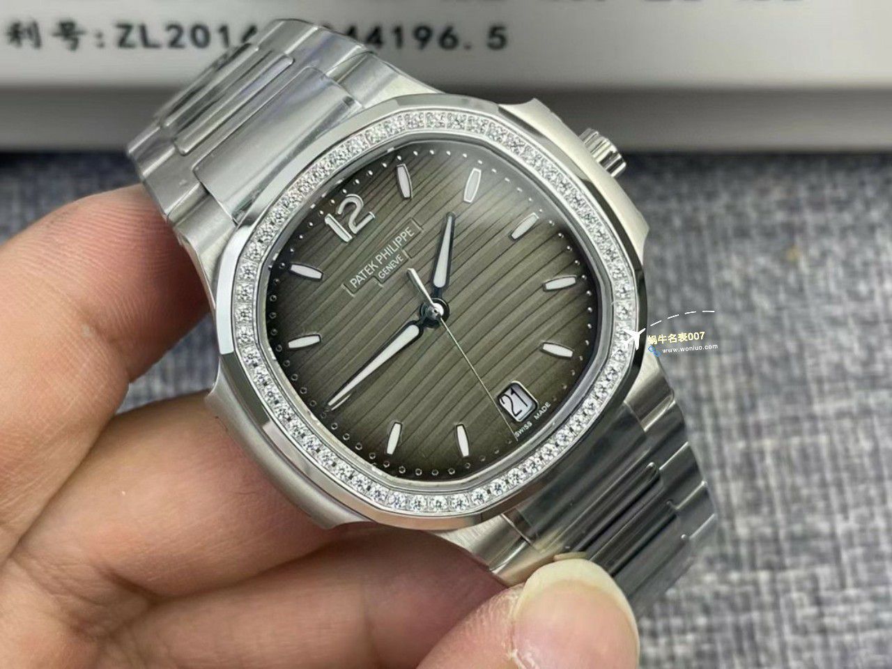 3k Factory  PATEK PHILIPPE  Nautilus 女表 PATEK PHILIPPE 7118/1A-011，7118/1200A-011 Perfect  Replica Watches  / BD380