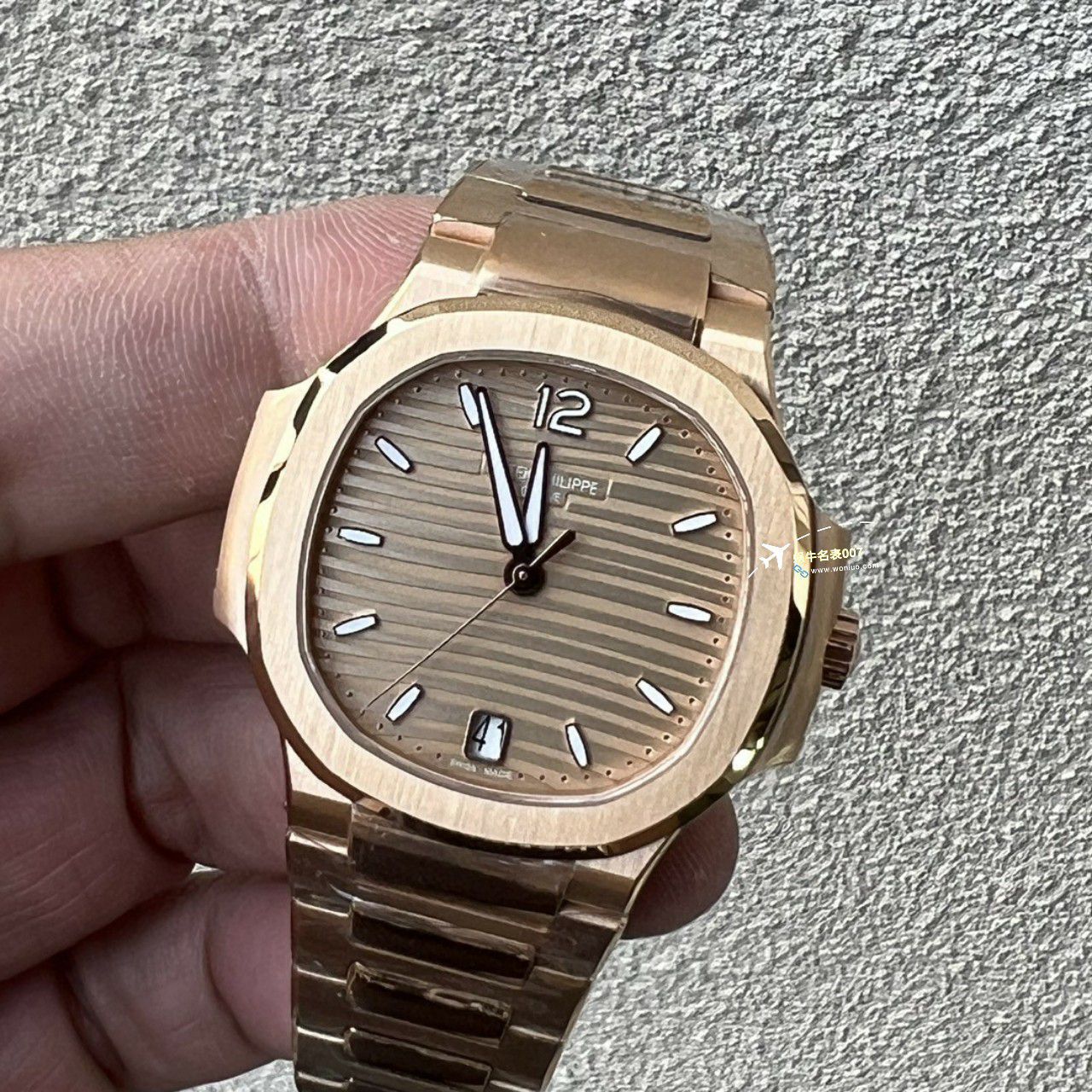  Video analysis 3k top  Replica Copy 一体机 PATEK PHILIPPE  Nautilus 女表7118/1R-001 wrist watches  / BD378