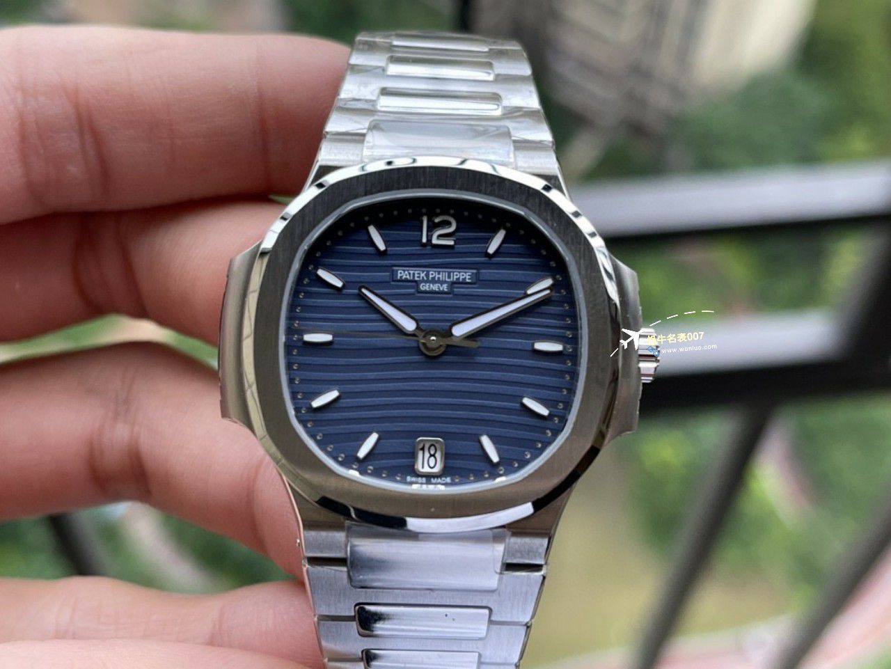  Video analysis 3k top  Replica Copy 一体机 PATEK PHILIPPE  Nautilus 女表7118/1R-001 wrist watches  / BD378