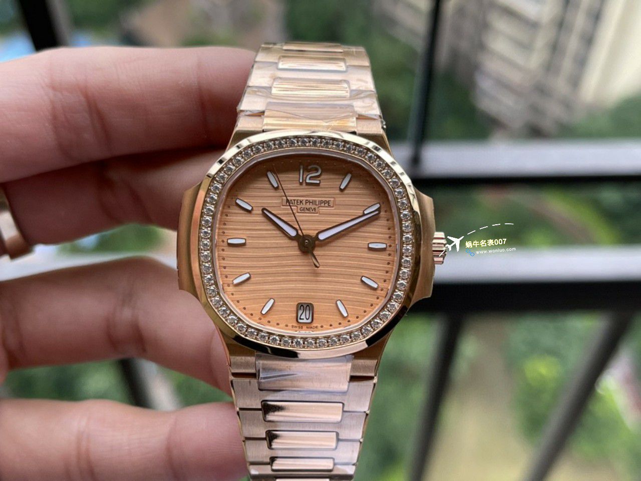  Video analysis 3k top  Replica Copy 一体机 PATEK PHILIPPE  Nautilus 女表7118/1R-001 wrist watches  / BD378