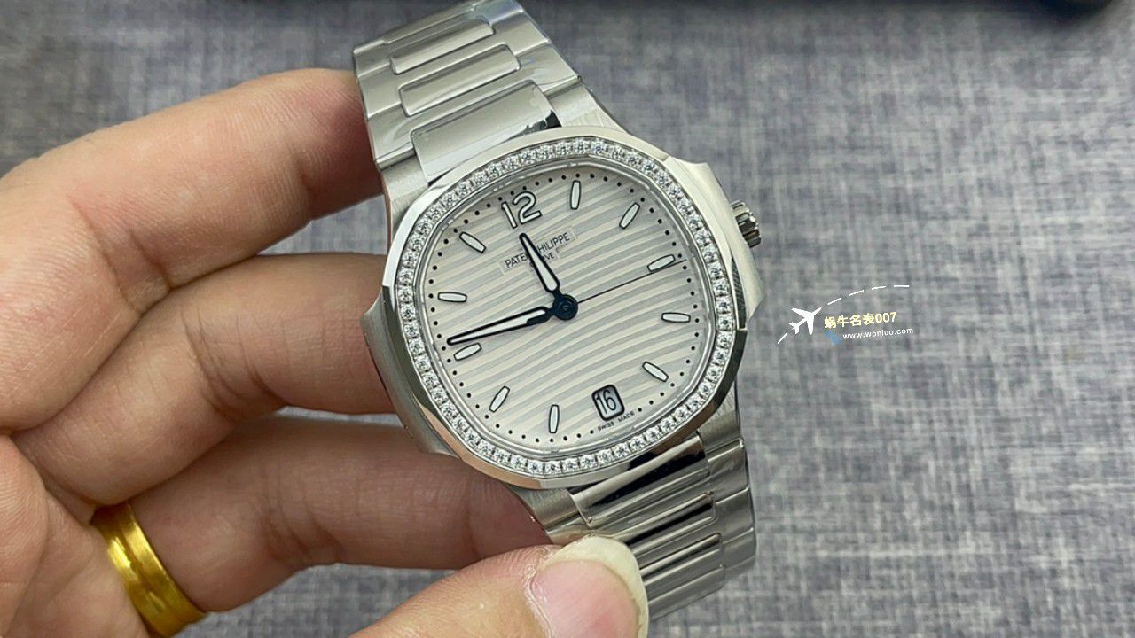 3k Factory  PATEK PHILIPPE  Nautilus 女表 PATEK PHILIPPE 7118/1A-011，7118/1200A-011 Perfect  Replica Watches  / BD380