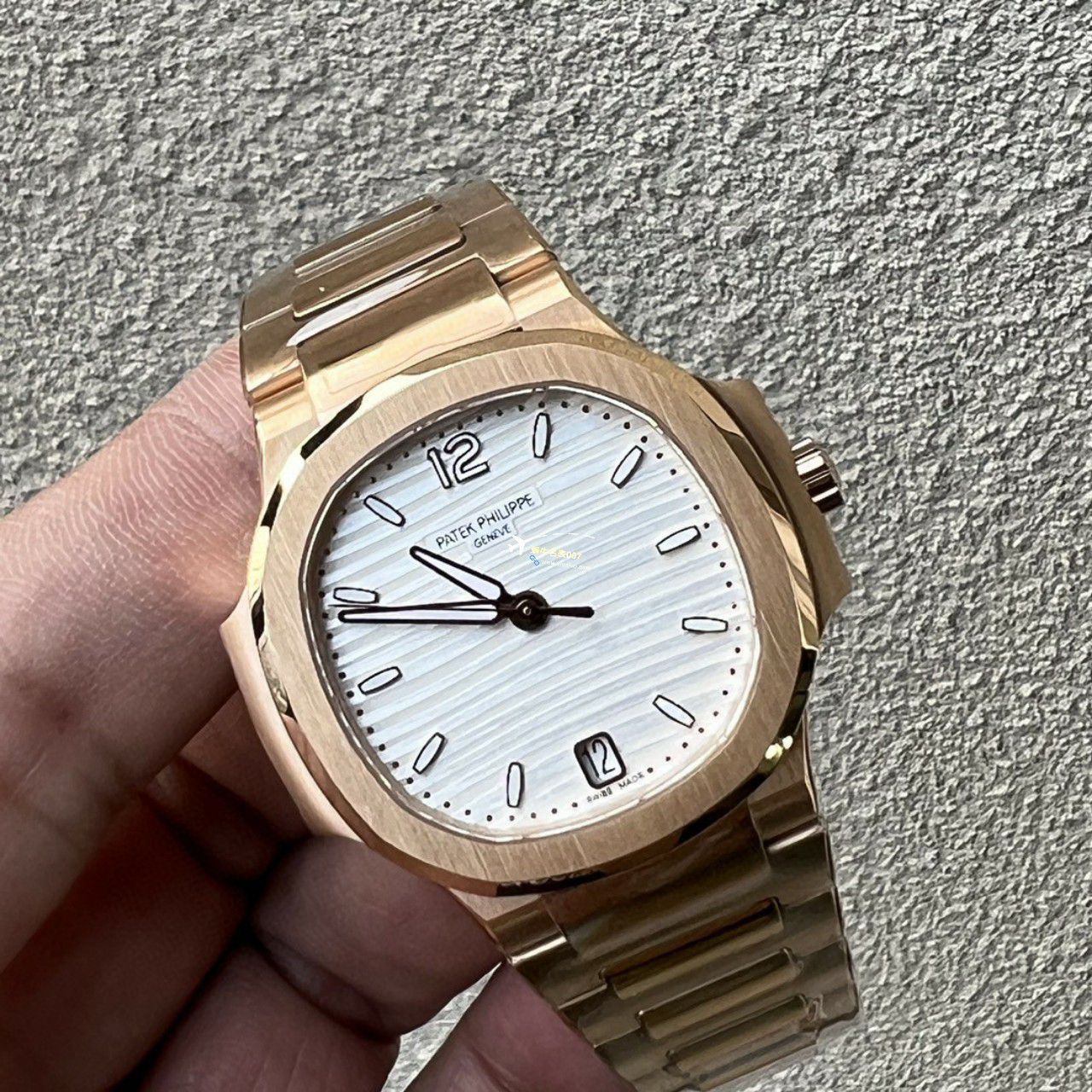 3k Factory  PATEK PHILIPPE  Nautilus 女士7118/1A-001，7118/1R-010 Perfect  Copy  Replica Watches  / BD377