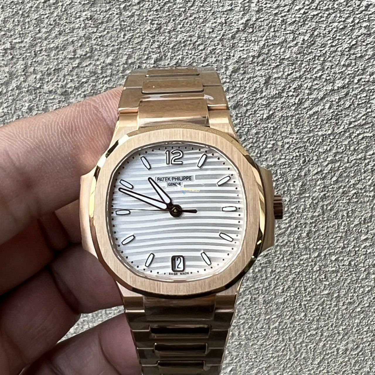3k Factory  PATEK PHILIPPE  Nautilus 女士7118/1A-001，7118/1R-010 Perfect  Copy  Replica Watches  / BD377