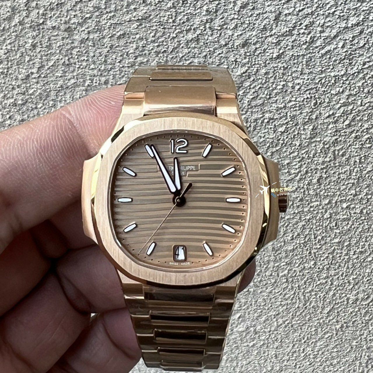 3k Factory  PATEK PHILIPPE  Nautilus 女士7118/1A-001，7118/1R-010 Perfect  Copy  Replica Watches  / BD377