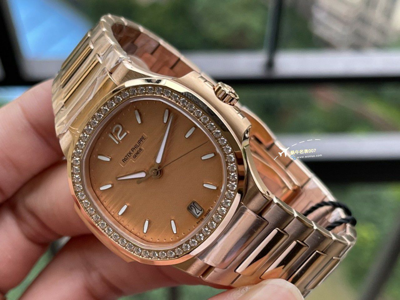 3k Factory  PATEK PHILIPPE  Nautilus 女士7118/1A-001，7118/1R-010 Perfect  Copy  Replica Watches  / BD377