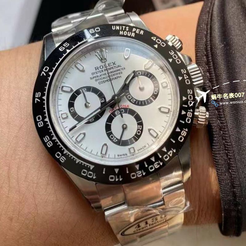  Video analysis clean，C Factory  Rolex  Ditongna 熊猫迪m116500ln-0001 High quality   Replica Watches 