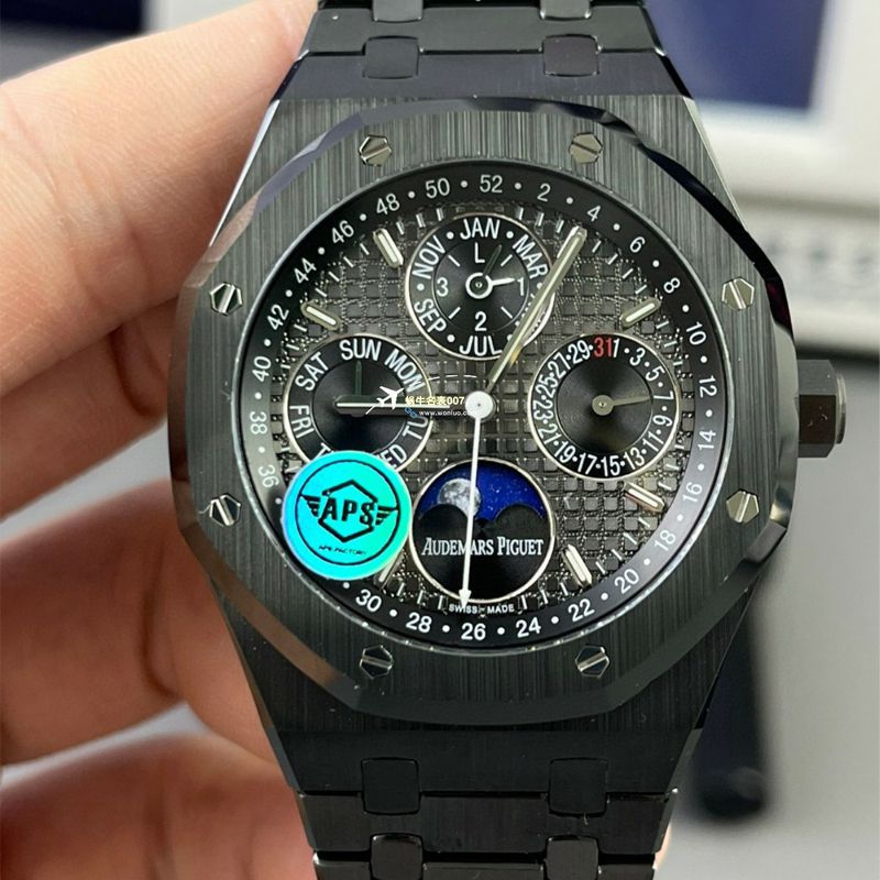 APS Factory Audemars Piguet 万年历26579CB.OO.1225CB.01，26579CE.OO.1225CE.01 top  Replica Copy  Watches 