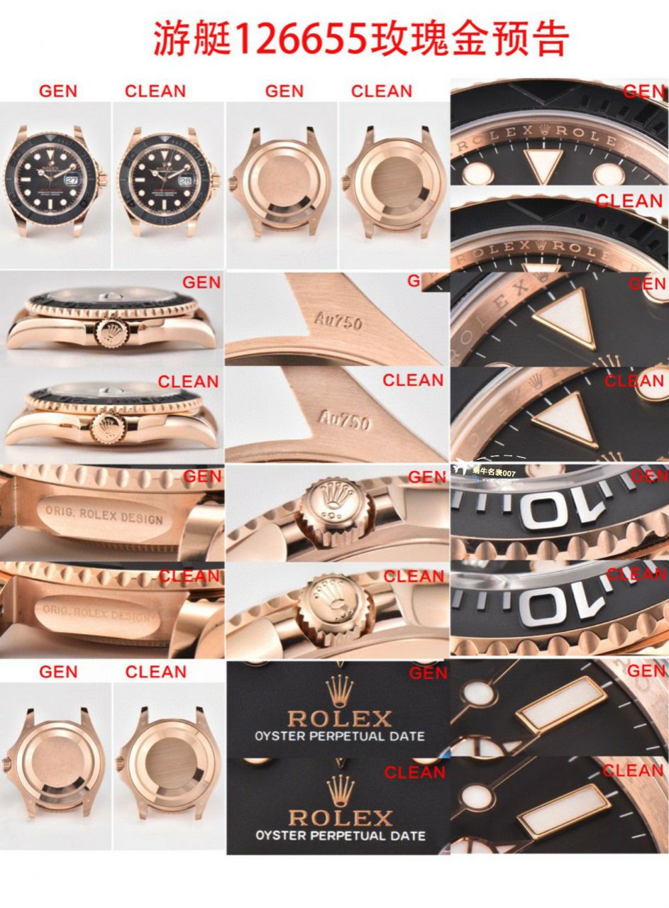 Clean Factory  Rolex  Yacht-Master m126622-0001，m126621-0002，126621-0001 top   Replica Watches  / R783