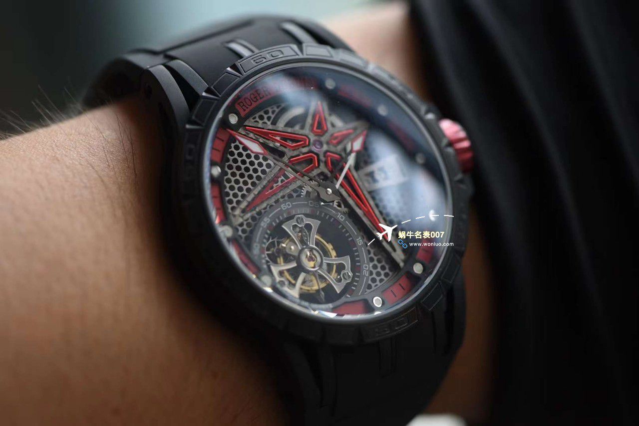  Video analysis BBR Factory 新款罗杰杜彼王者竞速倍耐力单行 top  Replica Copy  Tourbillon RDDBEX0815 wrist watches  / LJ095