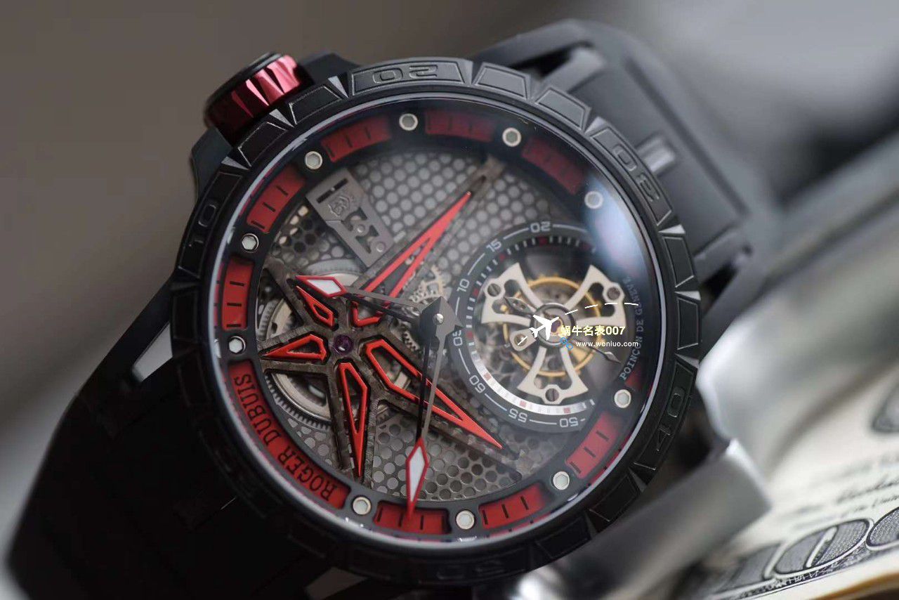  Video analysis BBR Factory 新款罗杰杜彼王者竞速倍耐力单行 top  Replica Copy  Tourbillon RDDBEX0815 wrist watches  / LJ095