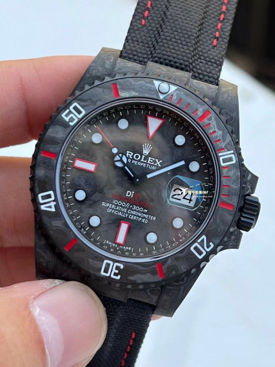 VS Factory 市场最高版本最新最轻 Rolex Rolex carbon fiber Carbon Sea-Dweller水鬼系列 Replica  wrist watches  / R789