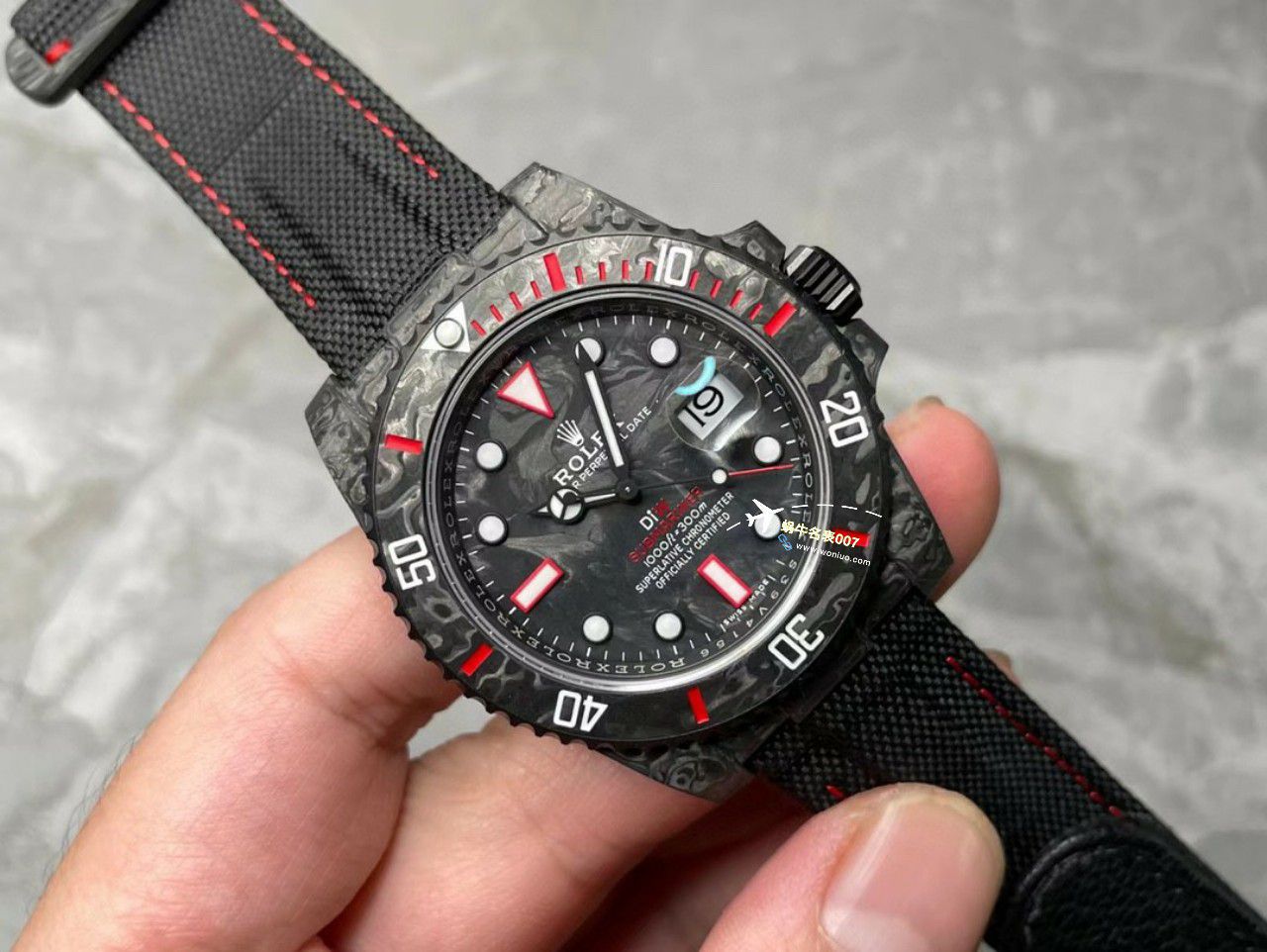 VS Factory 市场最高版本最新最轻 Rolex Rolex carbon fiber Carbon Sea-Dweller水鬼系列 Replica  wrist watches  / R789