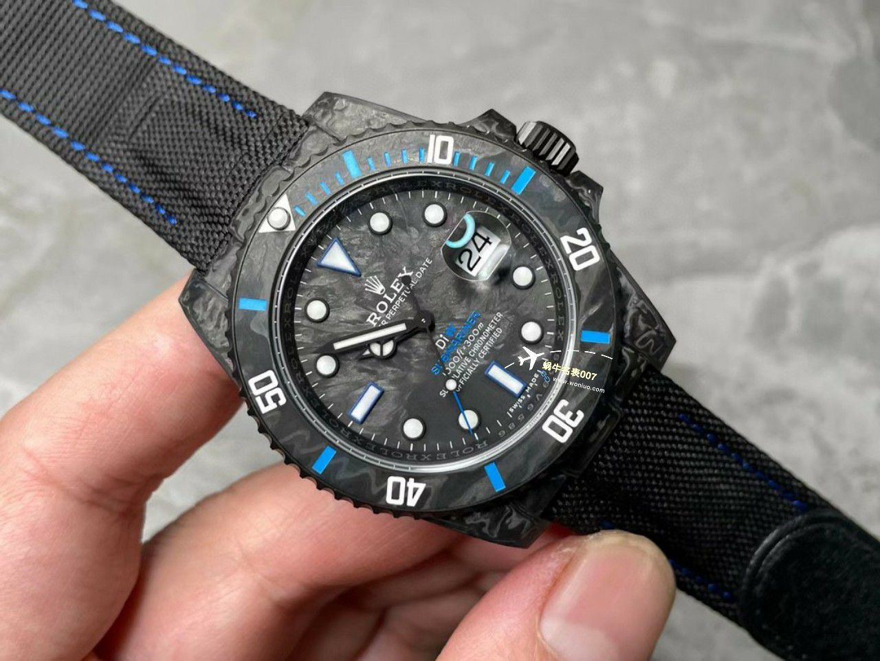 VS Factory 市场最高版本最新最轻 Rolex Rolex carbon fiber Carbon Sea-Dweller水鬼系列 Replica  wrist watches  / R789