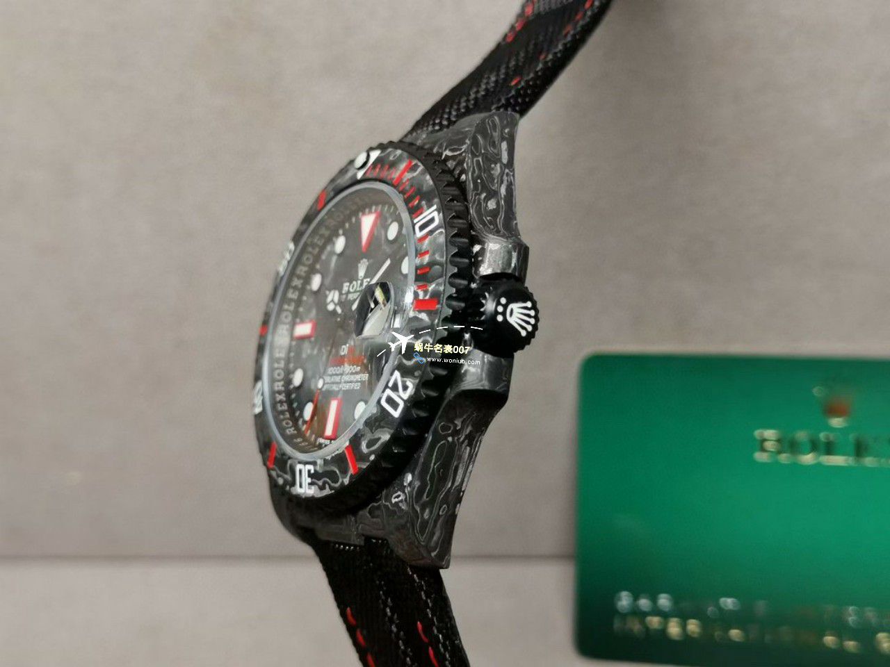 VS Factory 市场最高版本最新最轻 Rolex Rolex carbon fiber Carbon Sea-Dweller水鬼系列 Replica  wrist watches  / R789