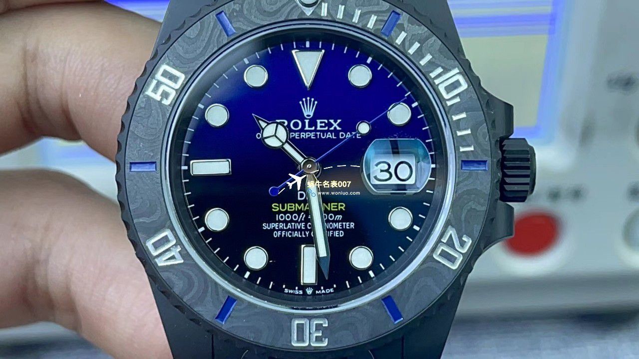 VS Factory 市场最高版本最新最轻 Rolex Rolex carbon fiber Carbon Sea-Dweller水鬼系列 Replica  wrist watches  / R789