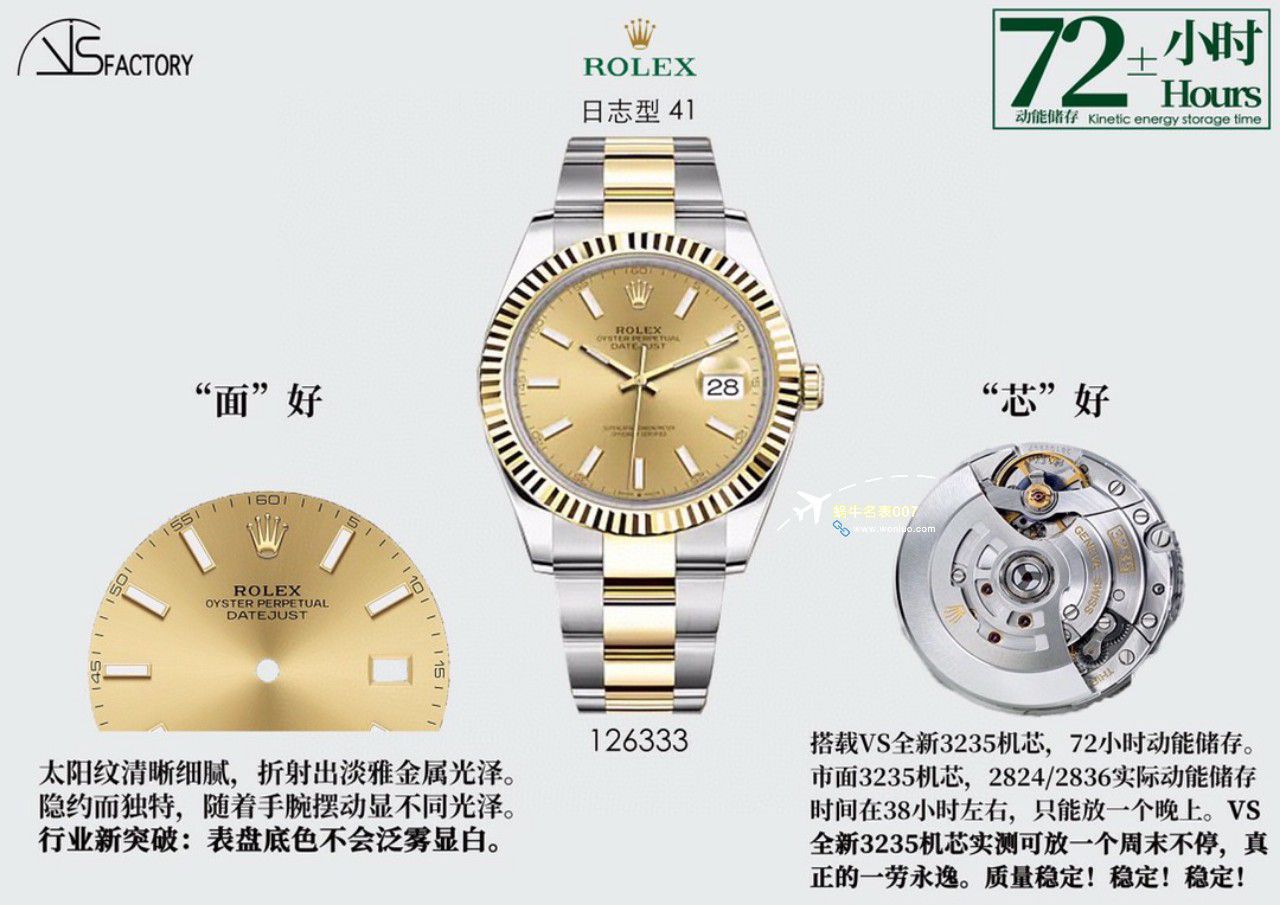 vs Factory  Rolex  Datejust 41MM款式集合多表盘m126334持续更新【 Perfect  Replica Copy  Watches 】 / R790