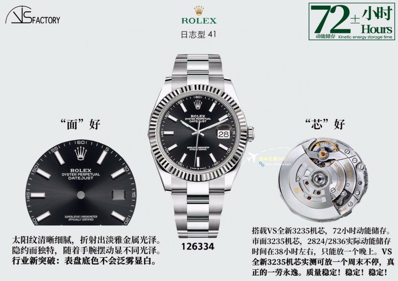 vs Factory  Rolex  Datejust 41MM款式集合多表盘m126334持续更新【 Perfect  Replica Copy  Watches 】 / R790
