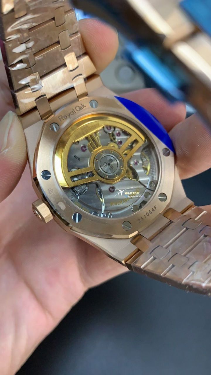  Video analysis APS Factory Audemars Piguet 皇家橡树系列 Replica Copy  Watches 15500OR.OO.1220OR.01，15500OR.OO.D002CR.01，15500ST.OO.1220ST.03 wrist watches  / AP233