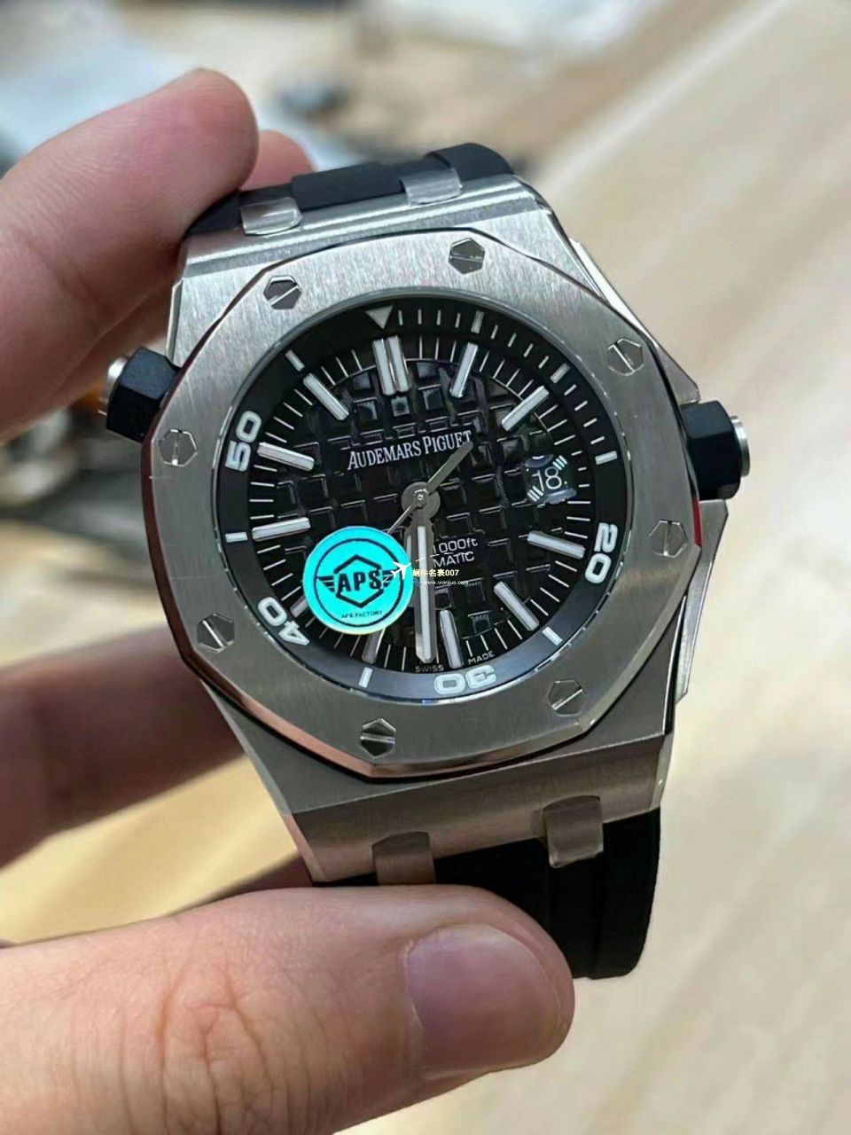  Video analysis APS Factory Audemars Piguet  Royal Oak Offshore 15710ST.OO.A010CA.01，15710ST.OO.A052CA.01 Perfect  Replica Copy  Watches  / AP238