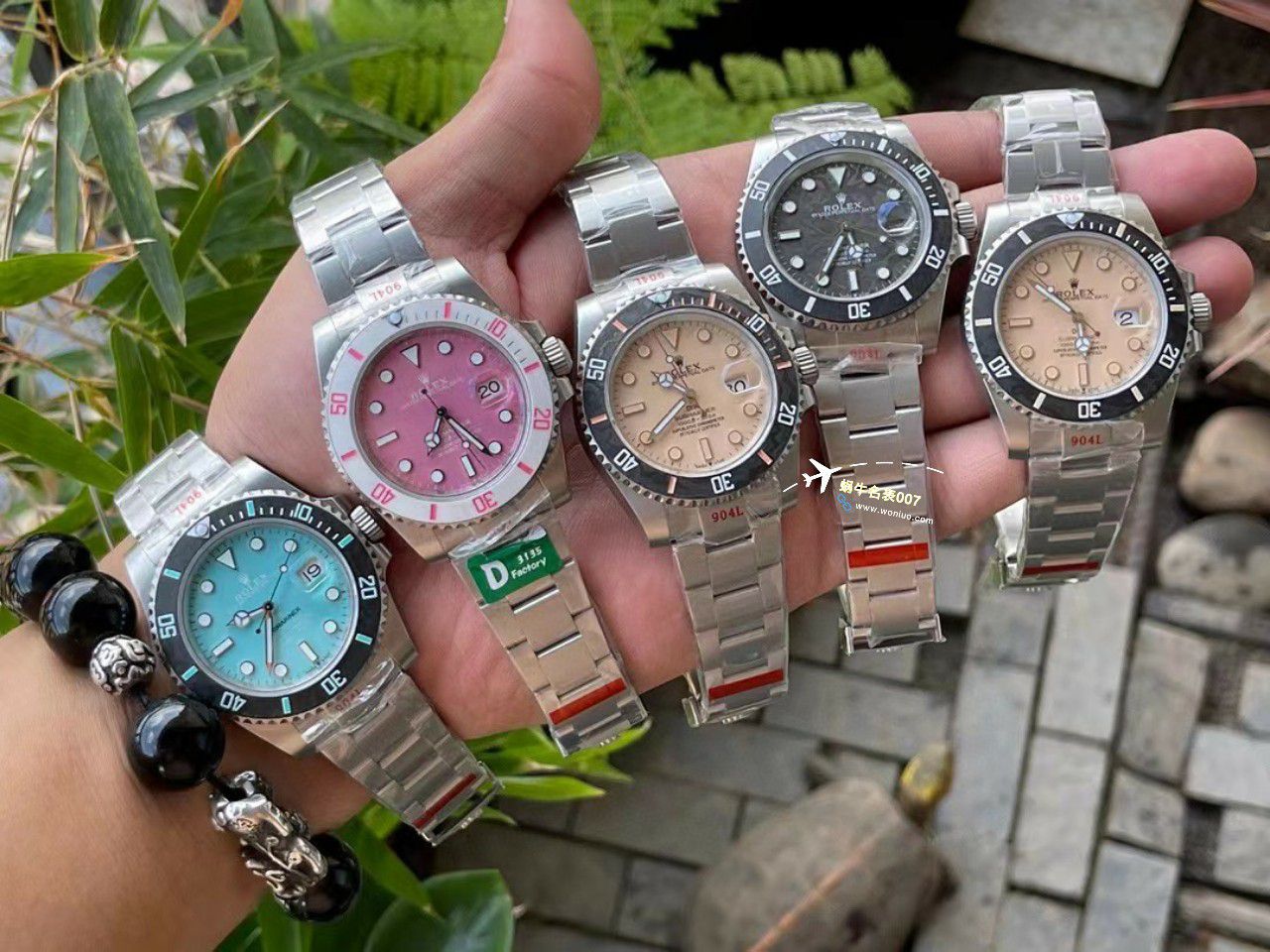 DIW Submariner PARAKEET 新品 copy customized 款 Rolex SUB水鬼 / R791