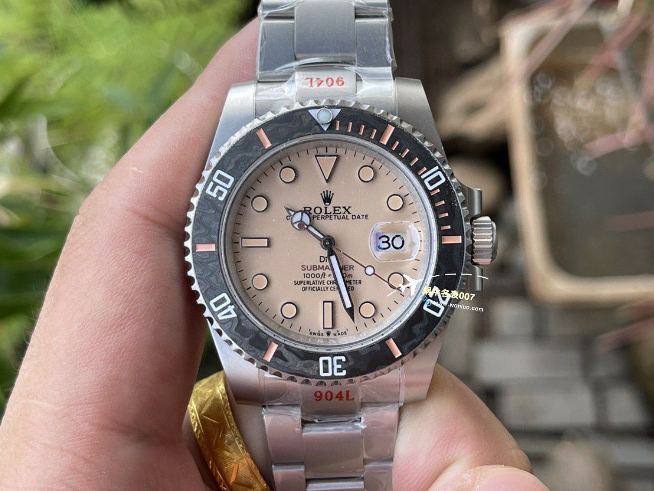 DIW Submariner PARAKEET 新品 copy customized 款 Rolex SUB水鬼 / R791