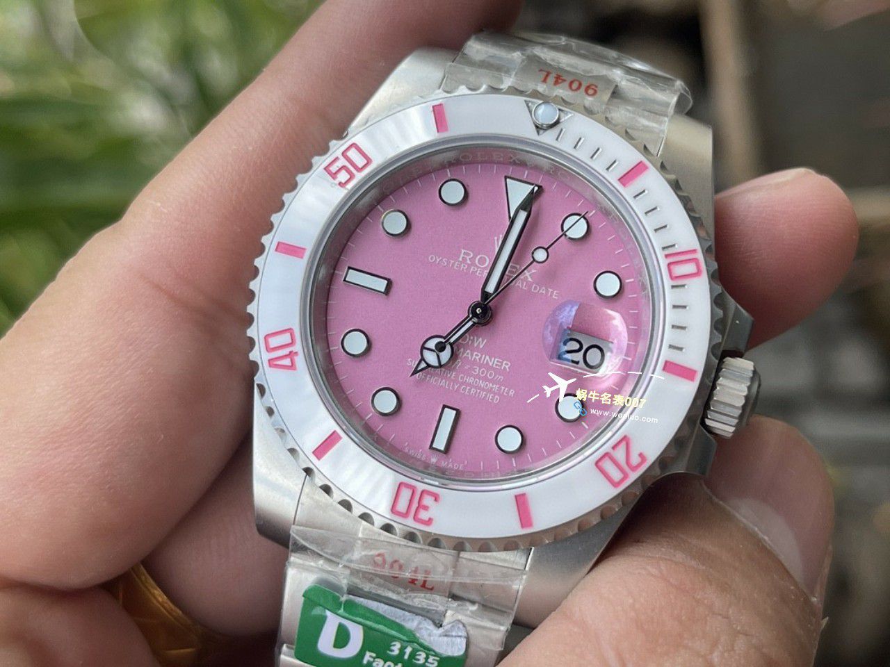 DIW Submariner PARAKEET 新品 copy customized 款 Rolex SUB水鬼 / R791