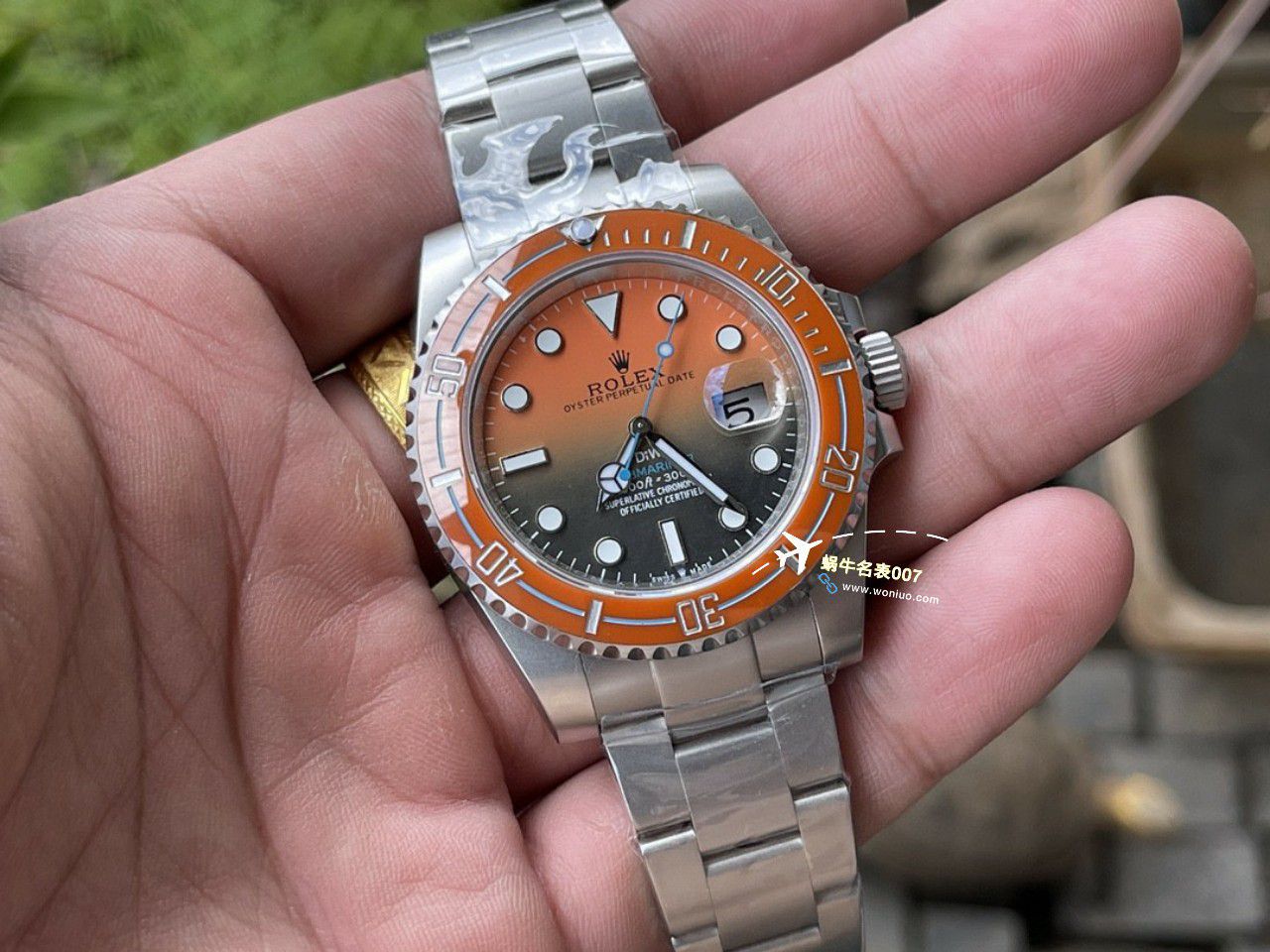DIW Submariner PARAKEET 新品 copy customized 款 Rolex SUB水鬼 / R791